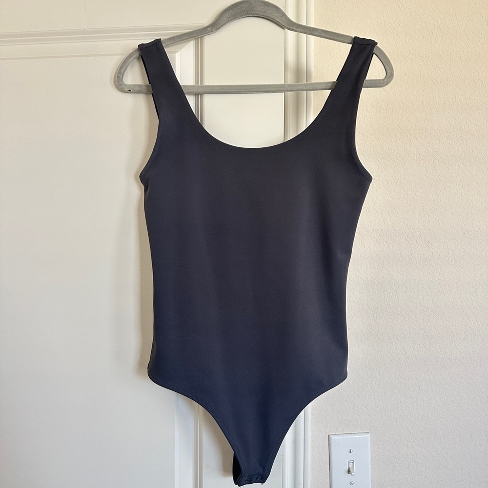 Express Body Contour Grey Bodysuit
